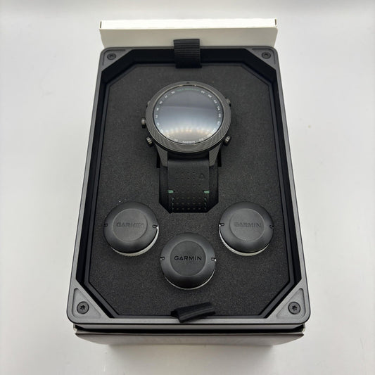 Garmin MARQ Golfer (Gen 2) Carbon Edition w/ Black Band (GPS) - Excellent